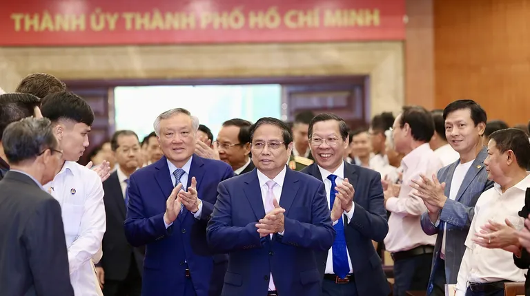 Thủ tướng Phạm Minh Chính dự lễ công bố Trung tâm tài chính quốc tế tại TP.HCM