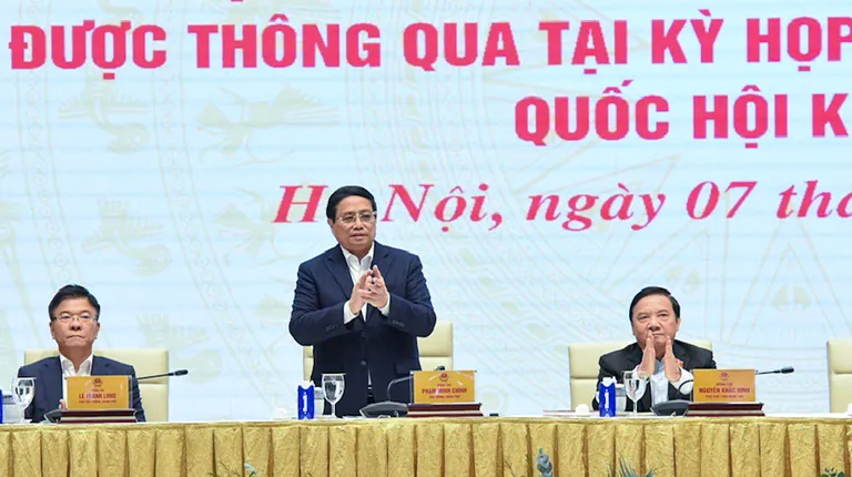 Thủ tướng Phạm Minh Chính: Cái gì đã chín, đã rõ thì luật hoá, không cầu toàn