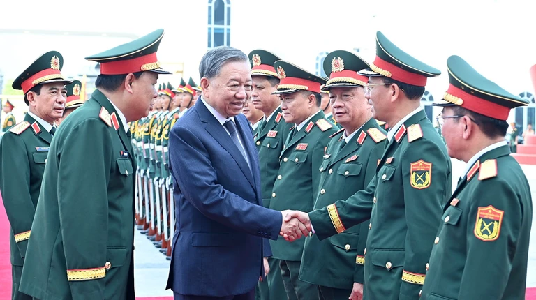 Tổng Bí thư Tô Lâm: Mãi mãi xứng danh bộ đội Cụ Hồ