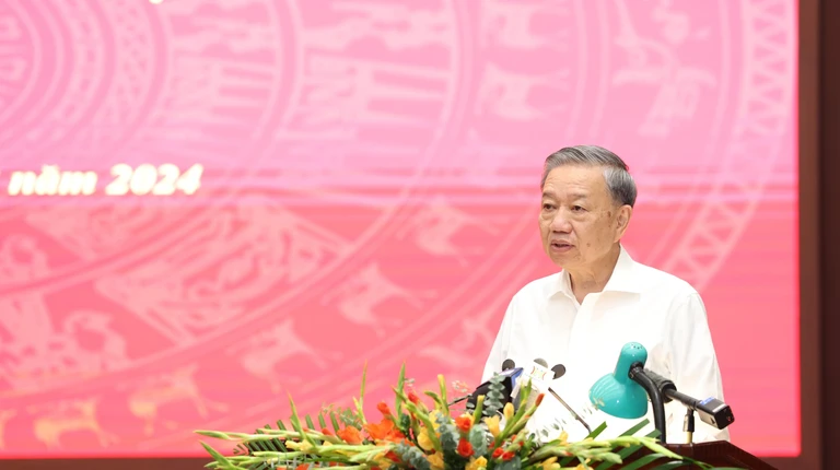 Tổng Bí thư, Chủ tịch nước Tô Lâm làm việc với Thành uỷ Hà Nội