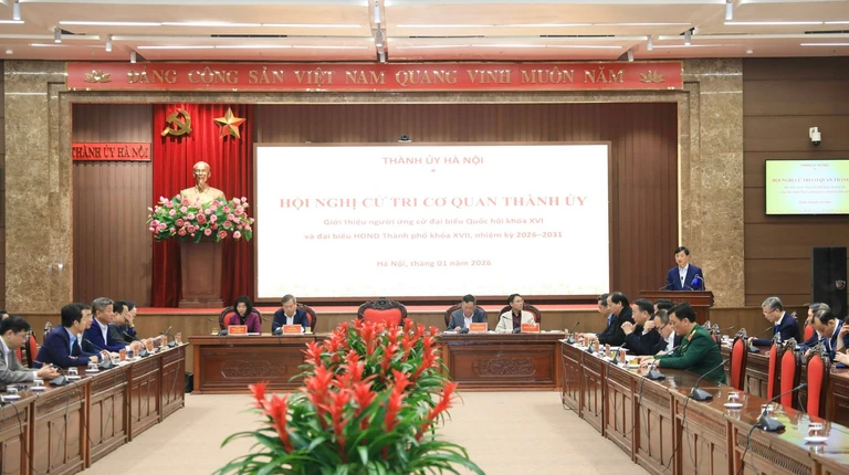 Bí thư Thành ủy Hà Nội Nguyễn Duy Ngọc được giới thiệu ứng cử đại biểu Quốc hội khóa XVI