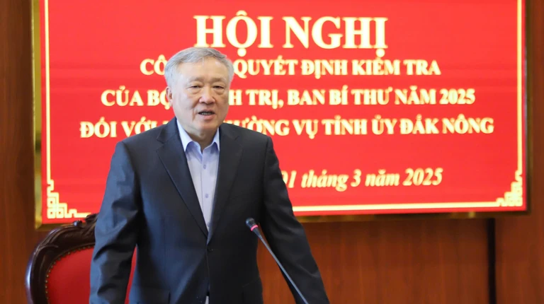 Bộ Chính trị, Ban Bí thư công bố quyết định kiểm tra tại Tỉnh ủy Đắk Nông