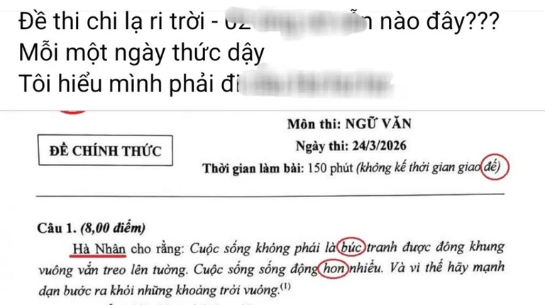Sự thật về đề thi ngữ văn ở Đắk Lắk 'nhan nhản lỗi chính tả'