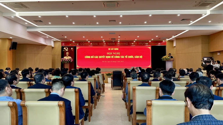 Thống nhất cao trong phương án sắp xếp nhân sự ở Bộ Xây dựng