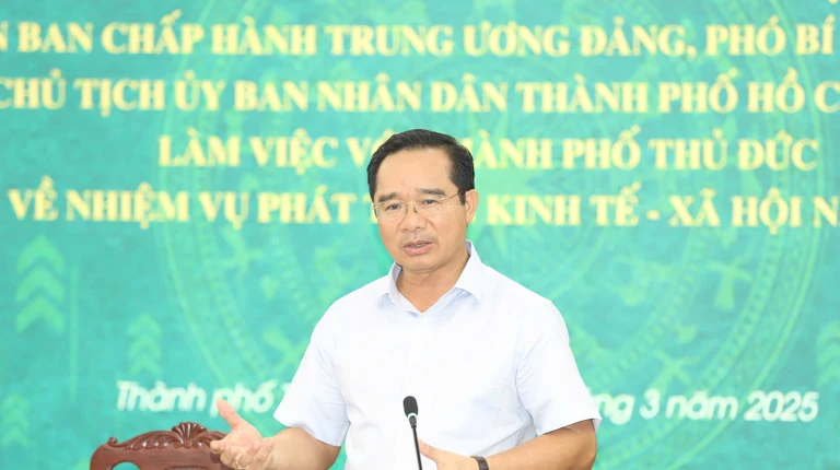 Chủ tịch TP.HCM Nguyễn Văn Được: TP Thủ Đức cần phát triển theo mô hình 1-4-1