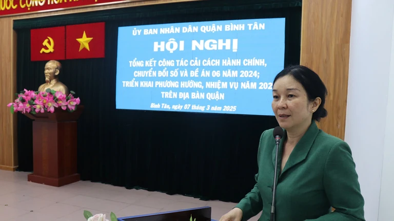 Phó Chủ tịch UBND quận Bình Tân: Áp dụng phương châm '5 thật – 7 dám – 5 rõ' trong cải cách hành chính