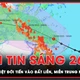 Bản tin sáng 26-9: Áp thấp nhiệt đới tiến vào đất liền, Bắc và Trung Trung Bộ mưa to