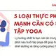 5 loại thực phẩm lành mạnh cần có sau buổi tập yoga của bạn