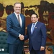 Thủ tướng Phạm Minh Chính tiếp Đại sứ Pháp tại Việt Nam Olivier Brochet