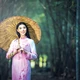 Ðộc đáo áo dài Tết năm Sửu