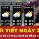 Thời tiết ngày 26-6: Bắc Bộ có mưa, Nam Bộ nắng gắt