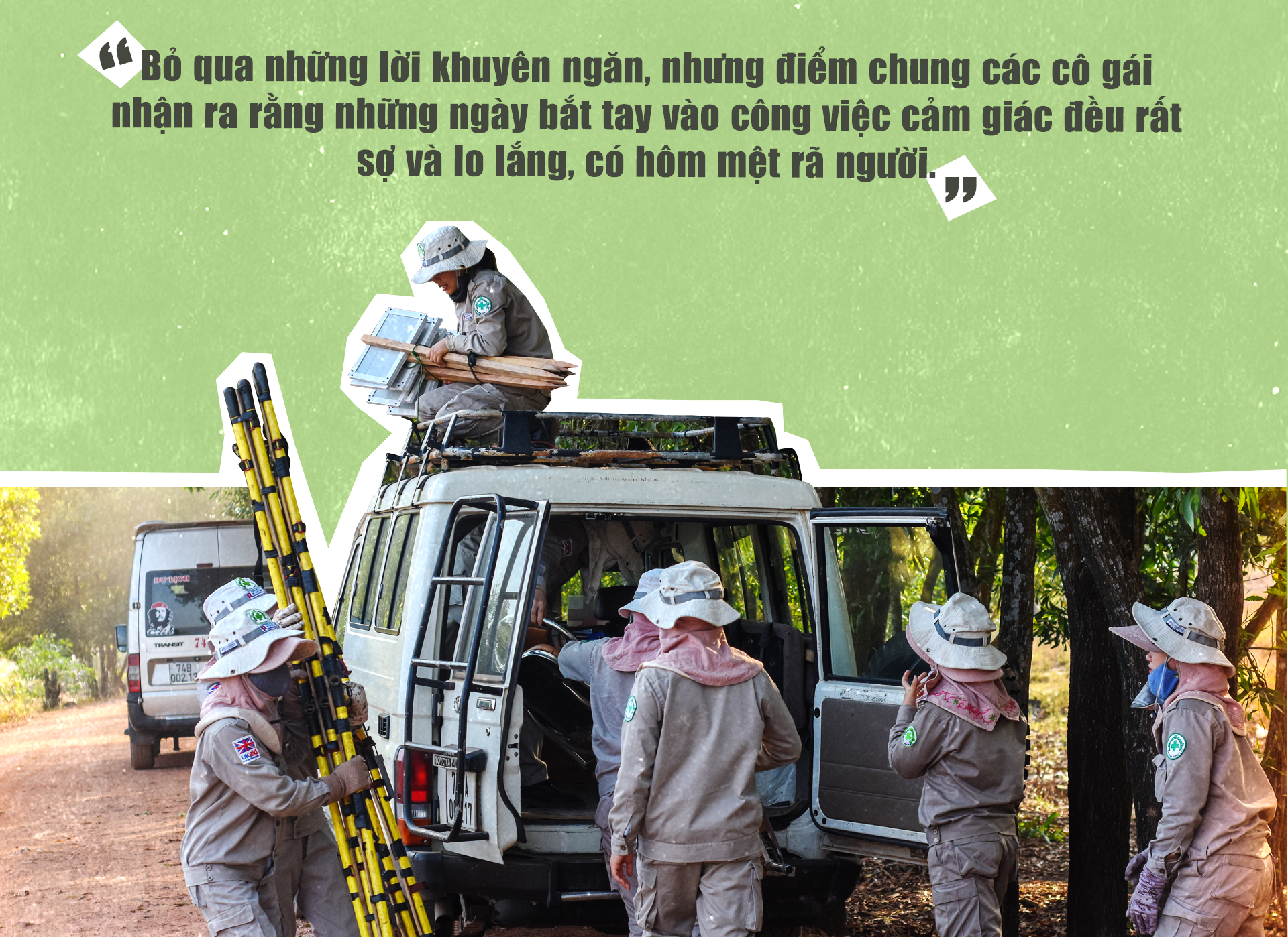 Đội nữ rà phá bom, mìn vùng ‘đất lửa’ Quảng Trị - ảnh 6