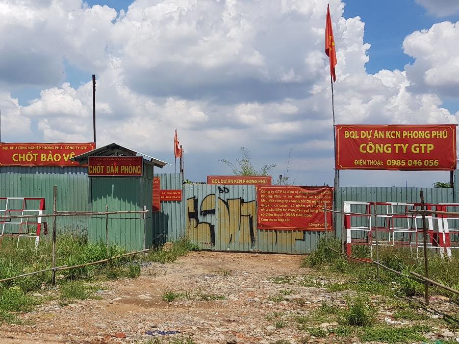 Cưỡng chế các công trình không phép tại KCN Phong Phú