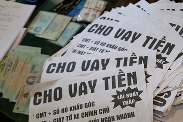 Tín dụng đen cho vay với lãi suất lên đến 1.000%/năm