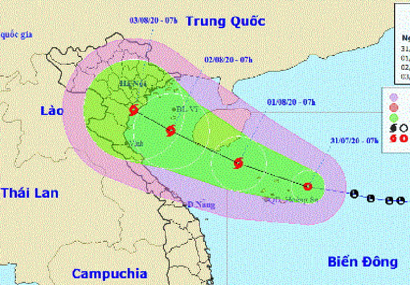 Áp thấp nhiệt đới đang ở trên vùng biển quần đảo Hoàng Sa ảnh 2 Áp thấp nhiệt đới ở biển Đông có thể thành bão