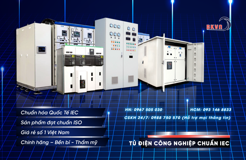Tủ điện công nghiệp Bách Khoa chuẩn hóa IEC