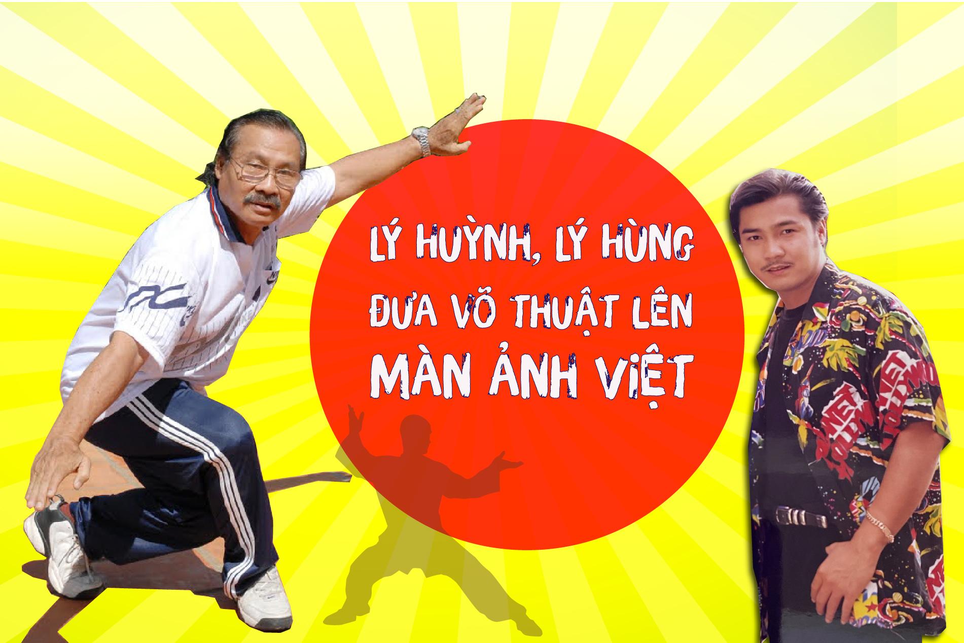 Lý Huỳnh, Lý Hùng đưa võ thuật lên màn ảnh Việt