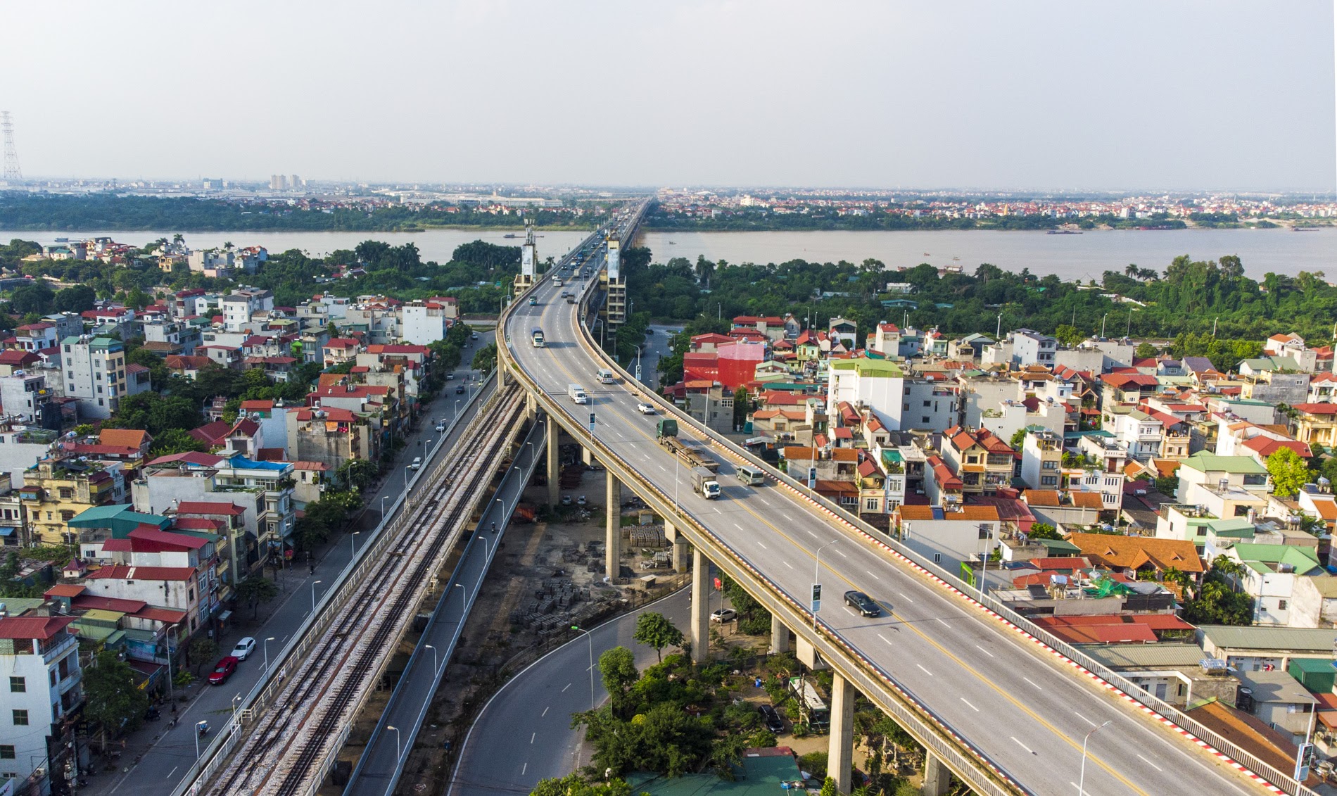 Chiêm ngưỡng 7 cây cầu ở Hà Nội bắc qua sông Hồng 