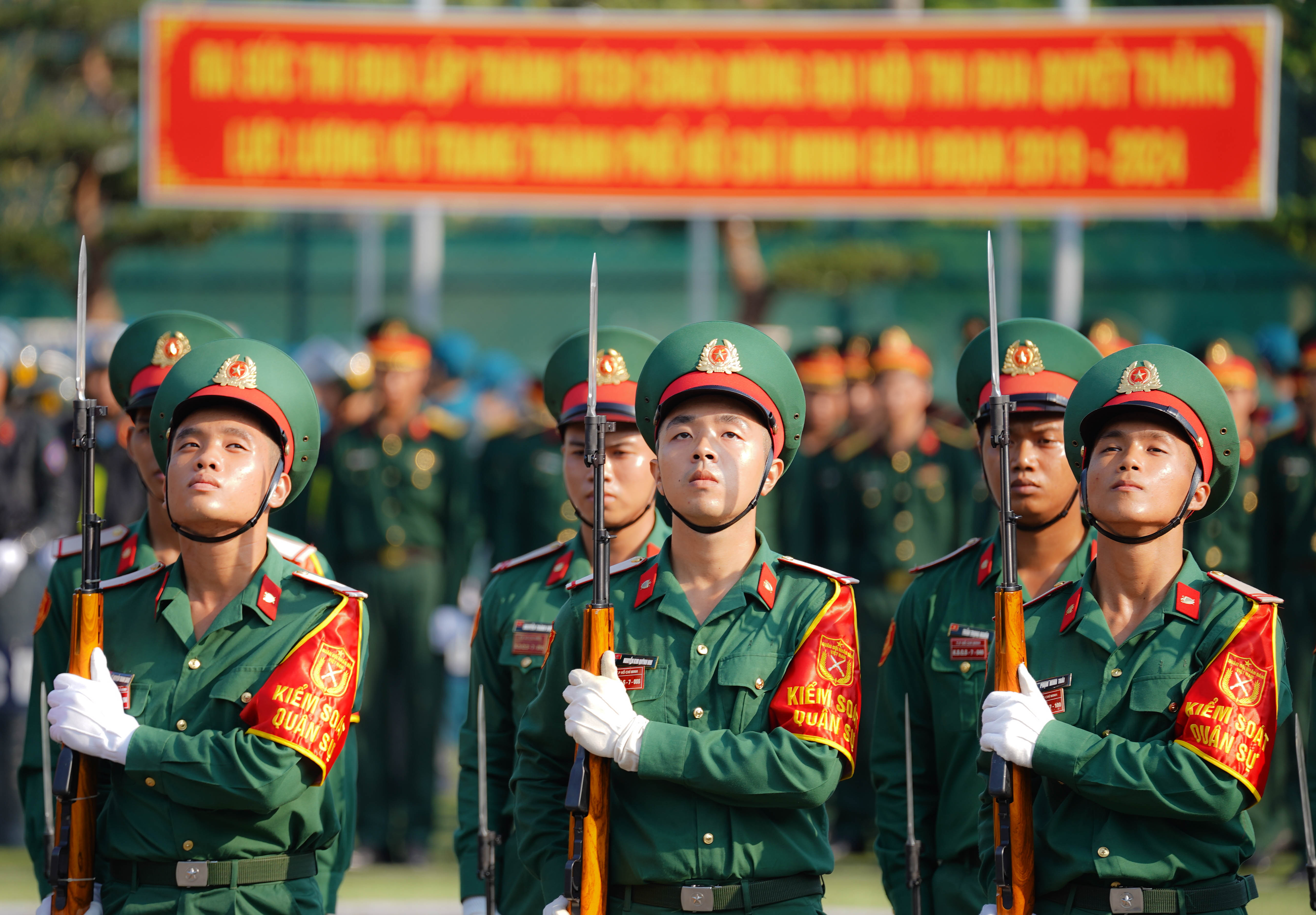 Hàng ngàn chiến sĩ thuộc Bộ Tư lệnh TP.HCM tham gia Lễ ra quân diễn tập 2024 