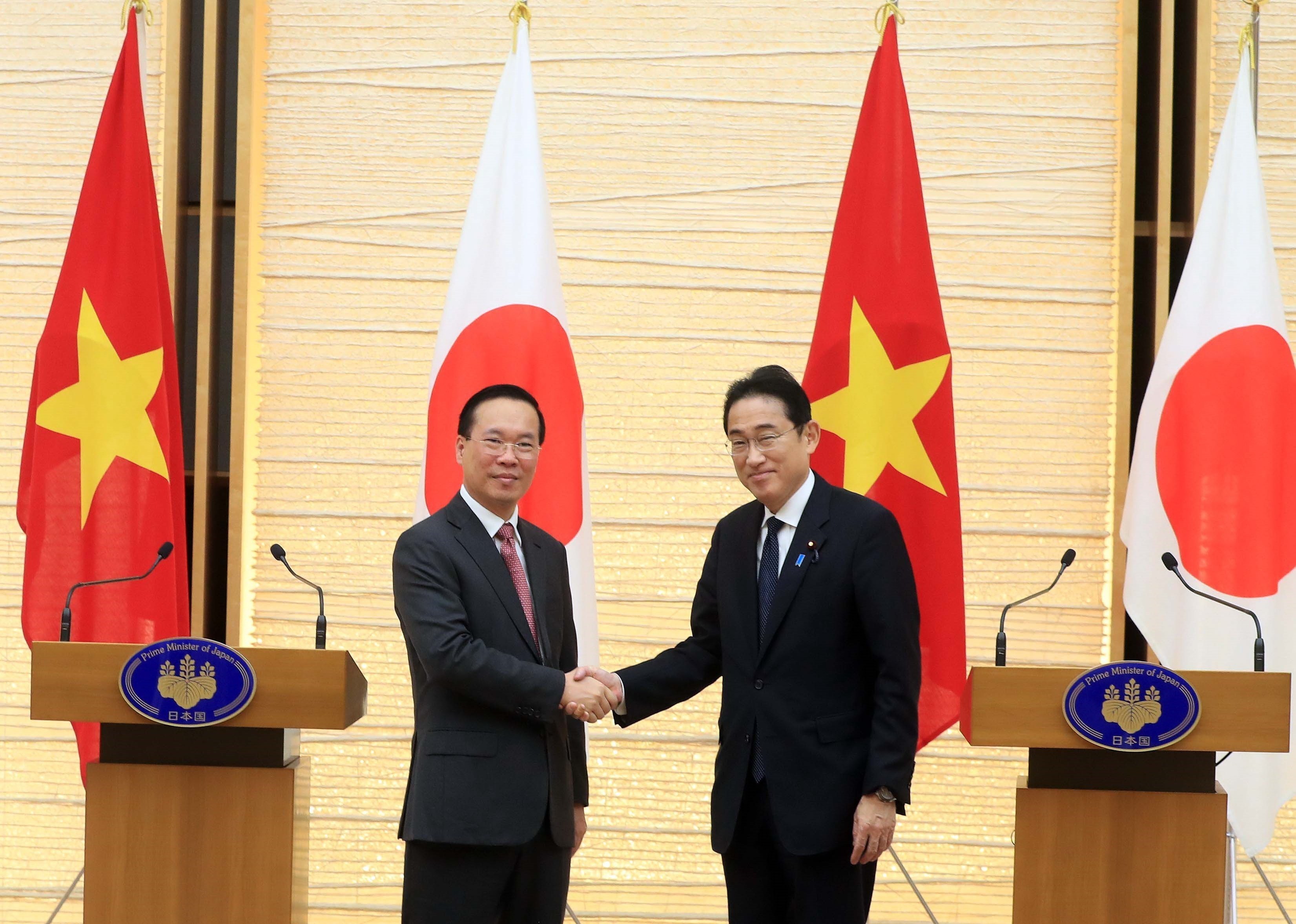 Toàn văn Tuyên bố Chung Việt Nam-Nhật Bản về nâng cấp quan hệ lên Đối tác chiến lược toàn diện