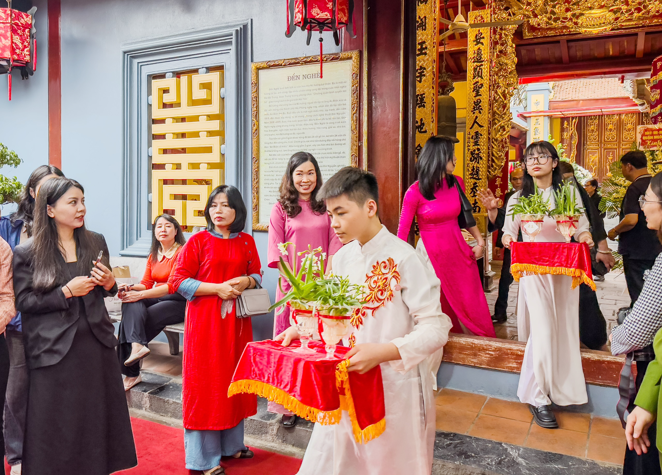 Hải Phòng khôi phục hội thi hoa thuỷ tiên dâng cúng Nữ tướng Lê Chân