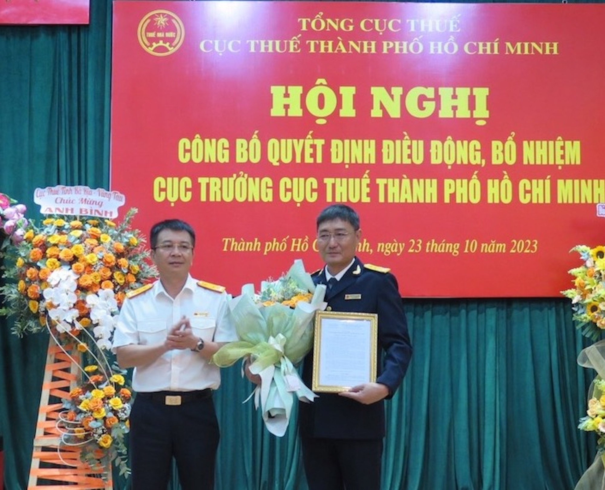 Ông Nguyễn Nam Bình giữ chức Cục trưởng Cục Thuế TP.HCM 