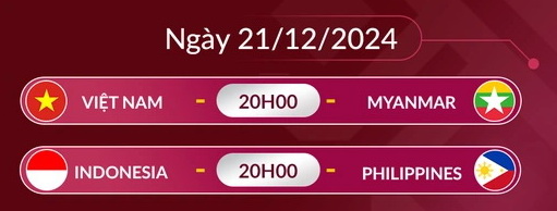 Hai trận quan trọng bảng B ngày 21-12 chưa đội nào chắc suất và cũng chưa đội nào bị loại.