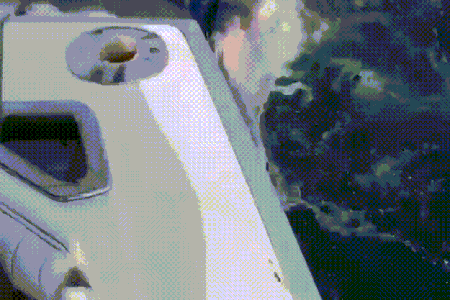 Video: Hoảng hồn cá mập khủng tấn công tàu cá ngư dân