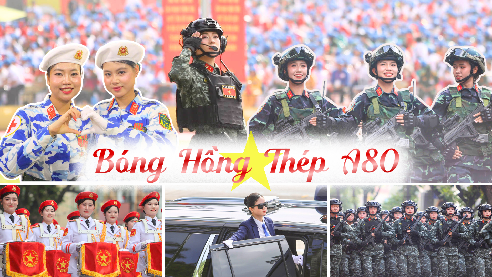  Những 'bóng hồng thép' rạng ngời trong đội hình diễu binh ngày Quốc khánh 2-9 