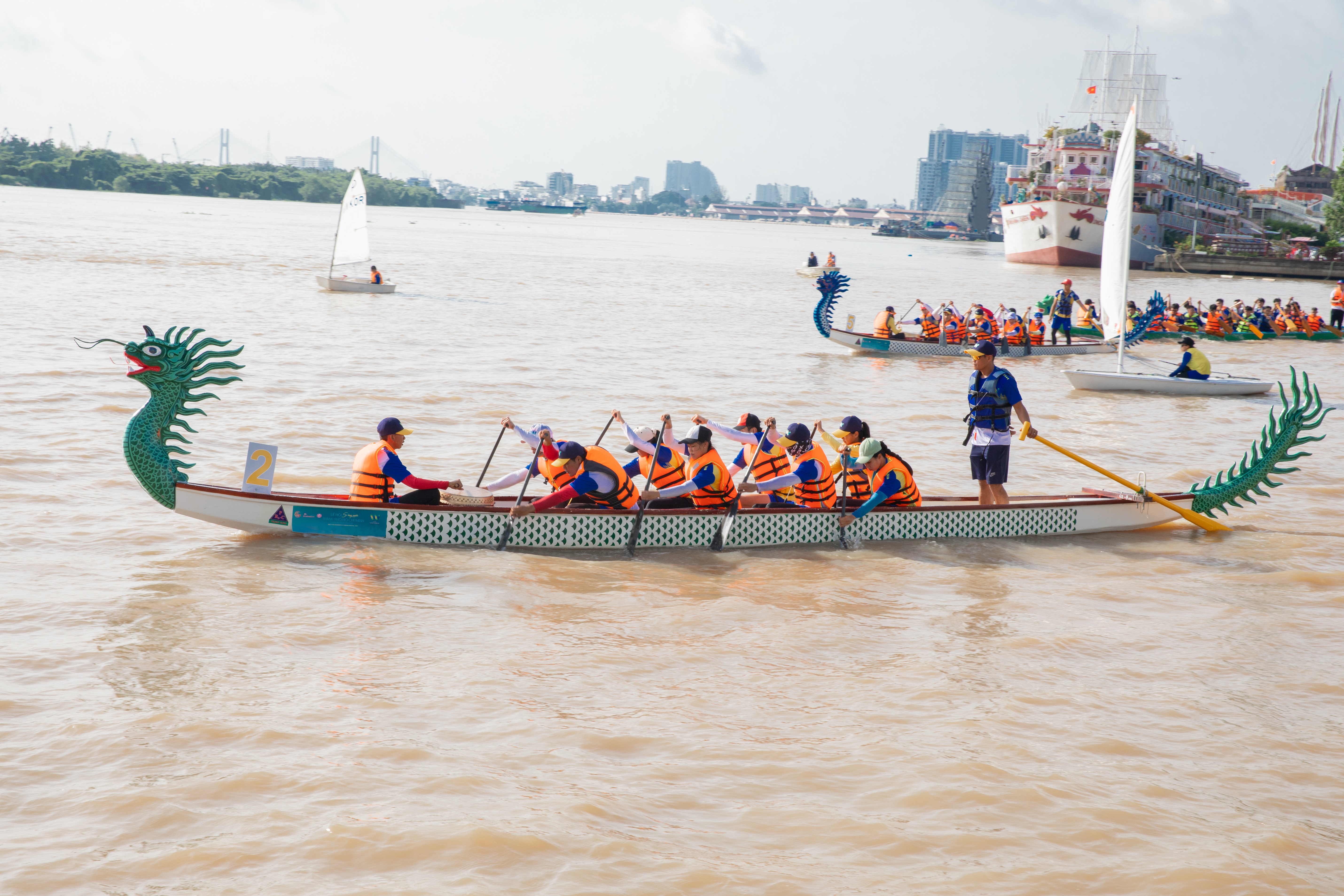 Những con số ấn tượng tại lễ hội sông nước TP.HCM 