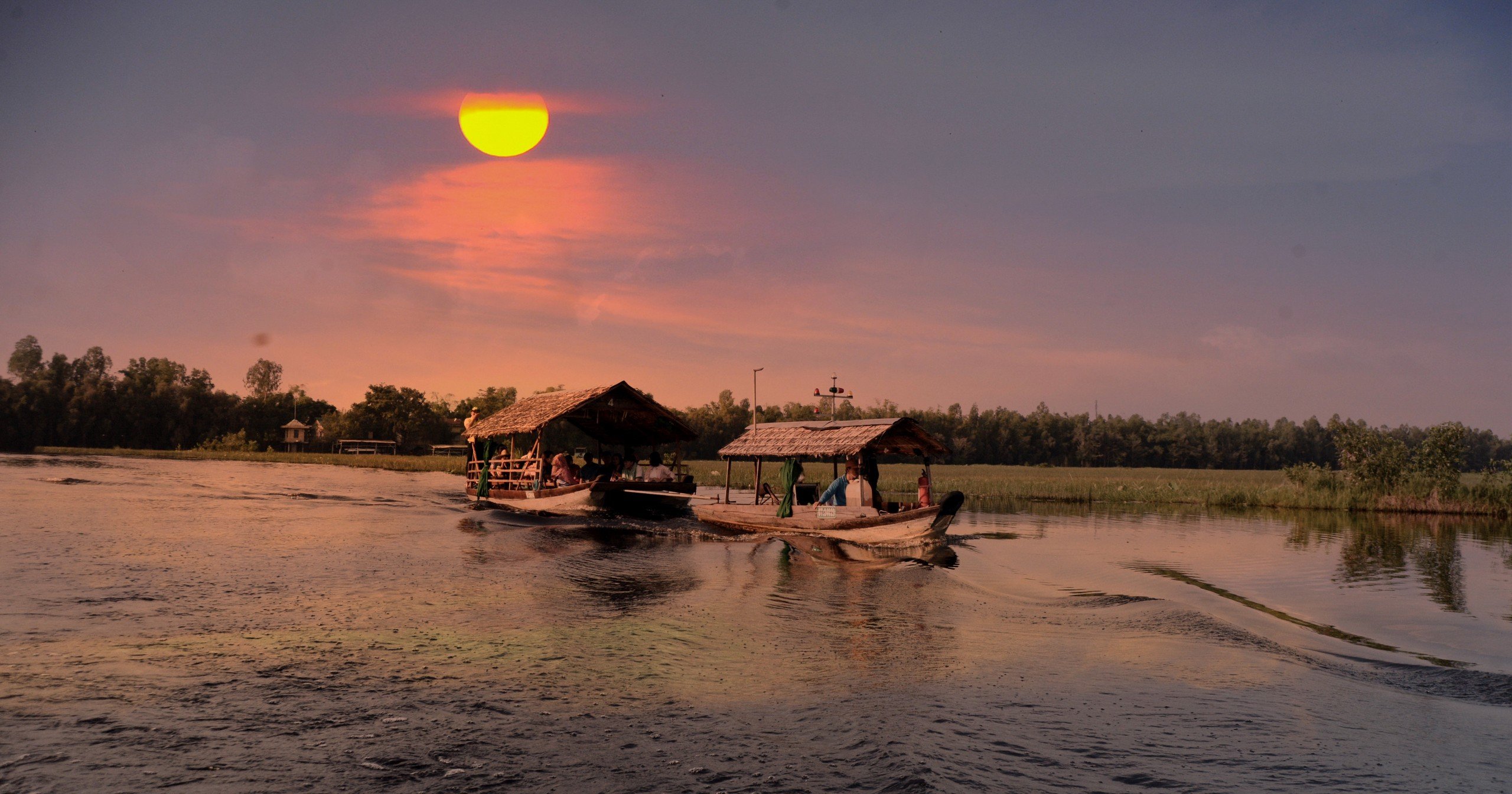 Ngắm bình minh ở Vườn Quốc Gia Tràm Chim, Đồng Tháp