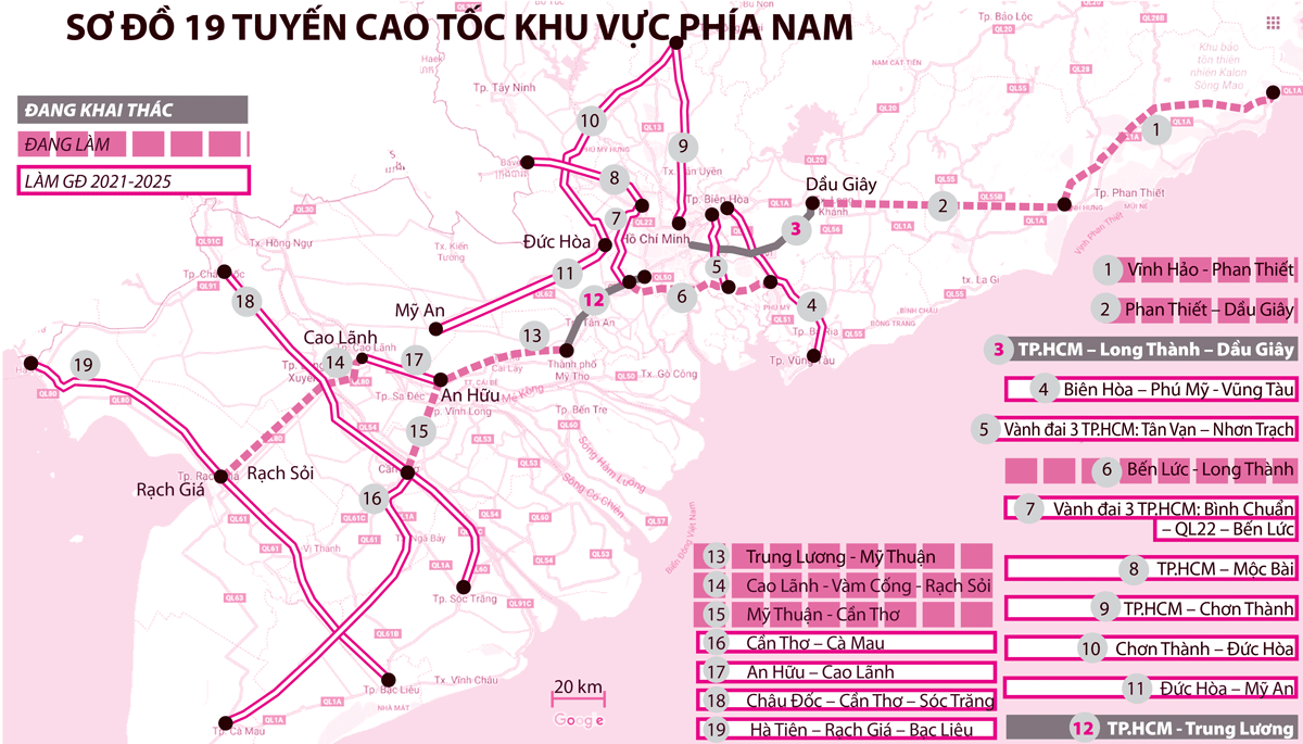 Phía Nam sẽ có nhiều cao tốc trong 5 năm tới ảnh 1
