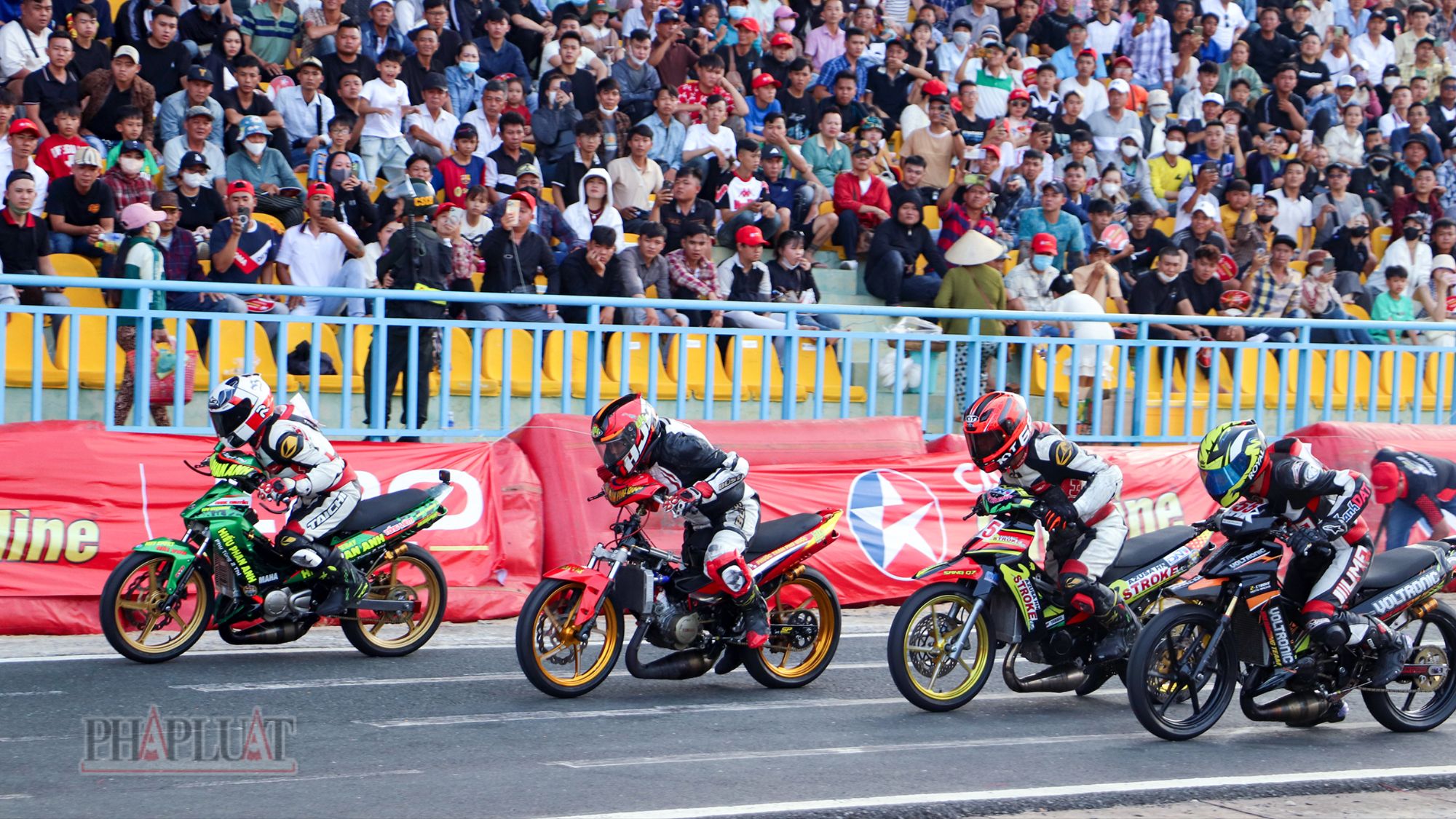 Sôi nổi Giải đua xe mô tô cúp vô địch quốc gia tại TP Cần Thơ