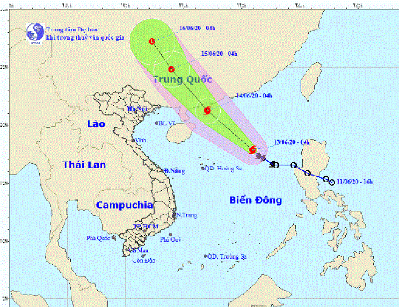 Bão số 1 sẽ tăng cấp, Bắc bộ có mưa to
