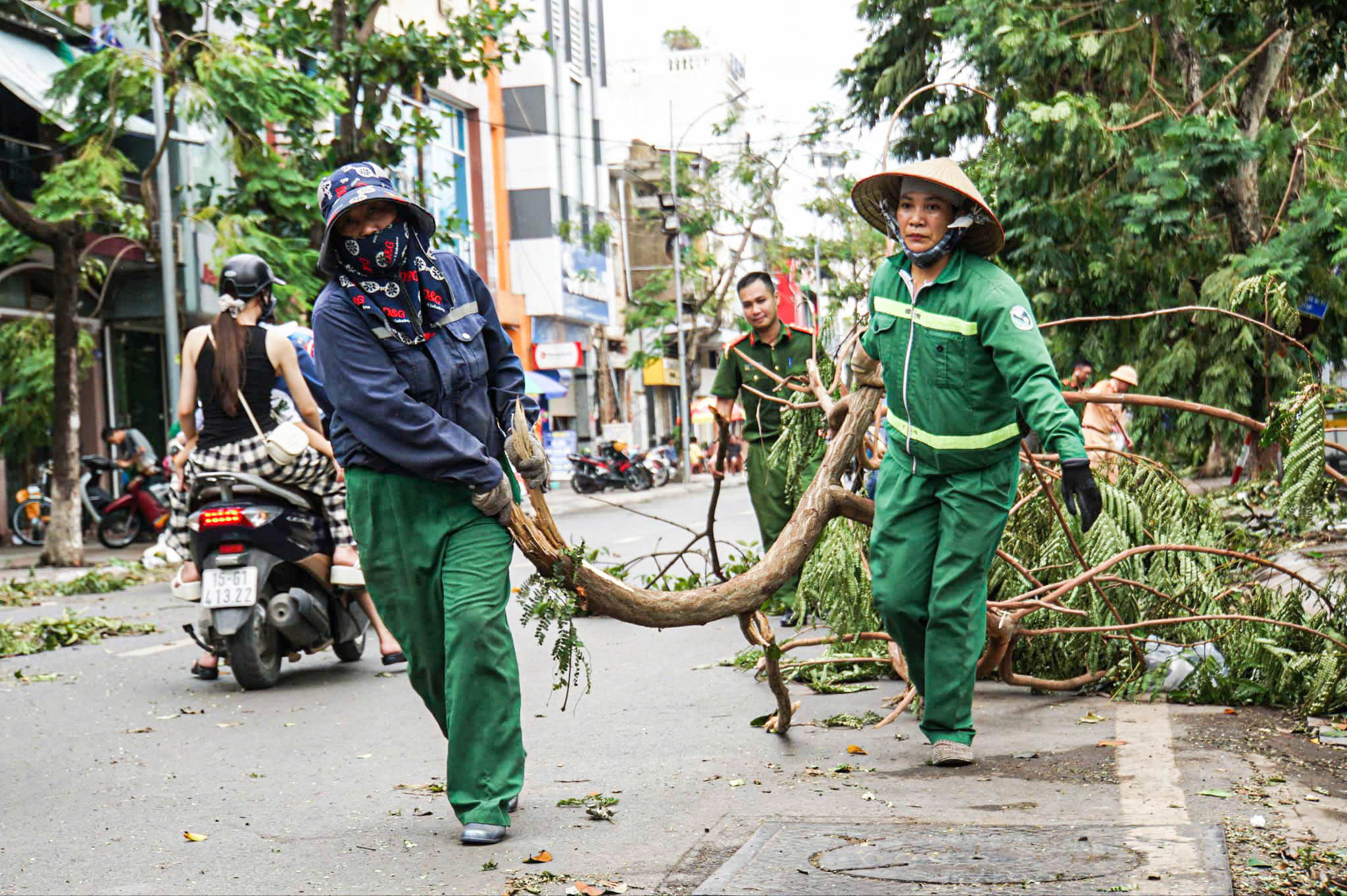 Các tỉnh thành phía Bắc tích cực khắc phục hậu quả bão số 3