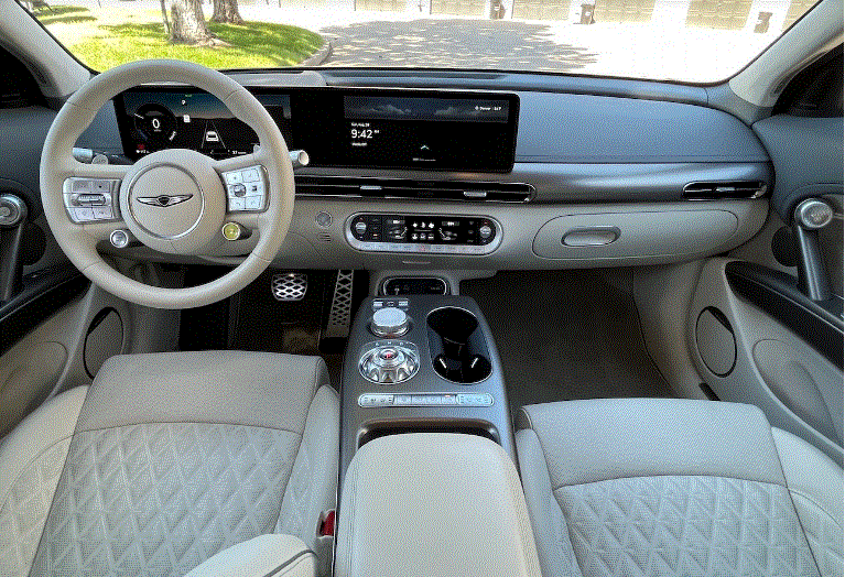 Màn hình cảm ứng 12,3 inch của Genesis – 2023 Genesis GV60. Ảnh: Motorbiscuit.