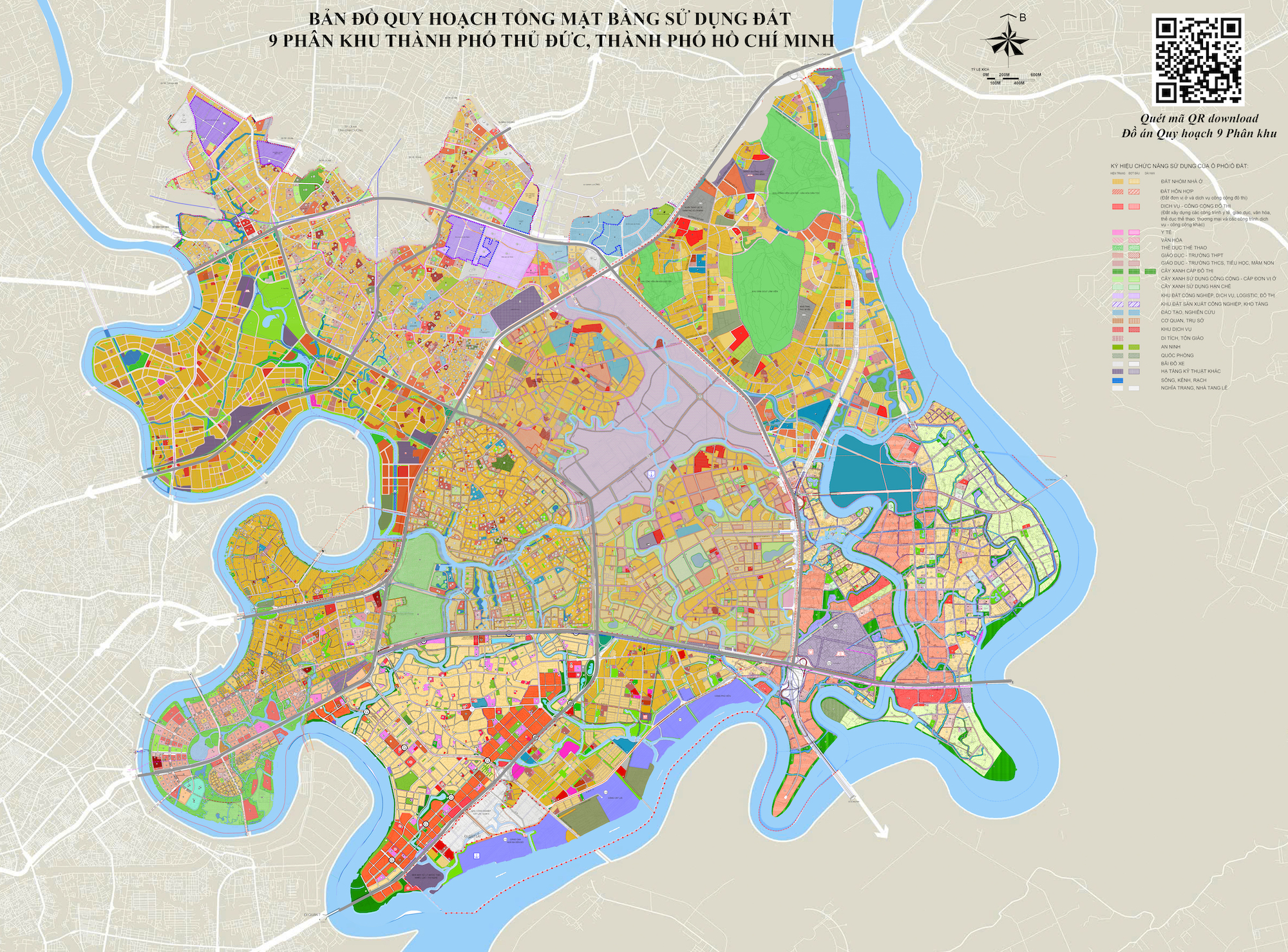 TP Thủ Đức công bố 9 Đồ án quy hoạch phân khu