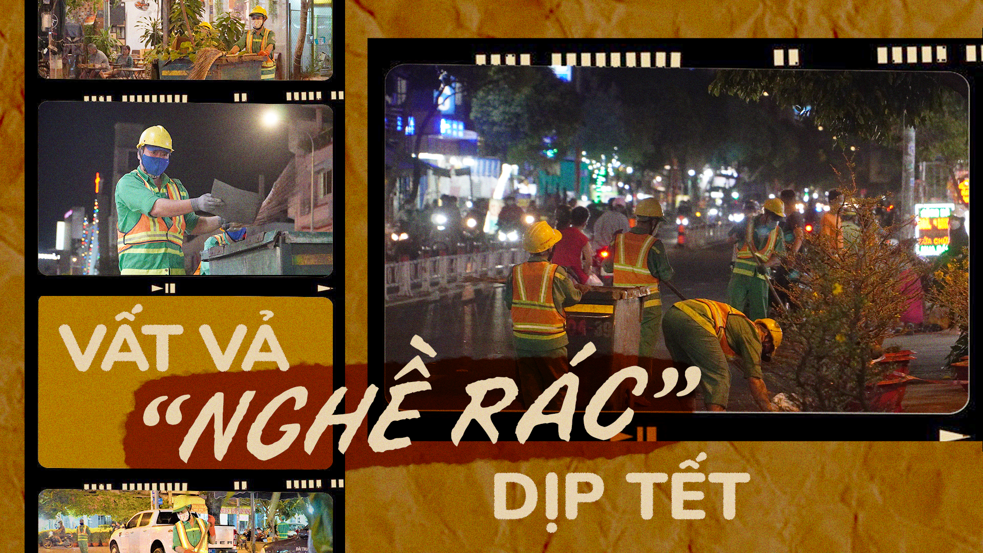 Vất vả 'nghề rác' dịp Tết