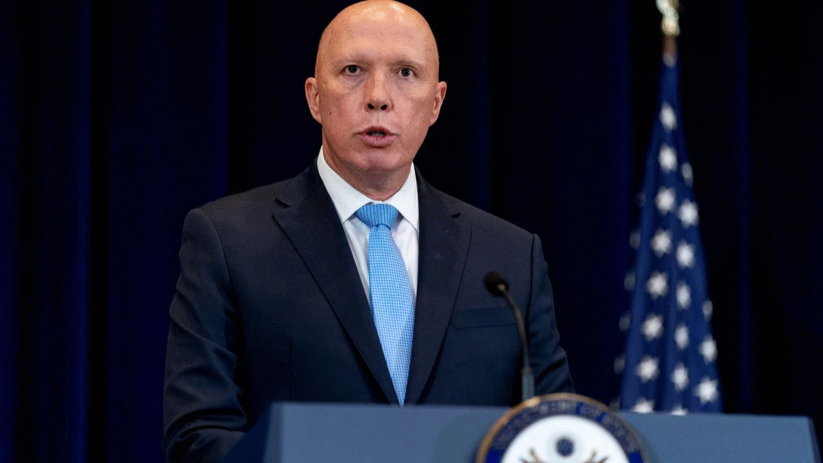 Bộ trưởng Quốc phòng Úc Peter Dutton. Ảnh: REUTERS