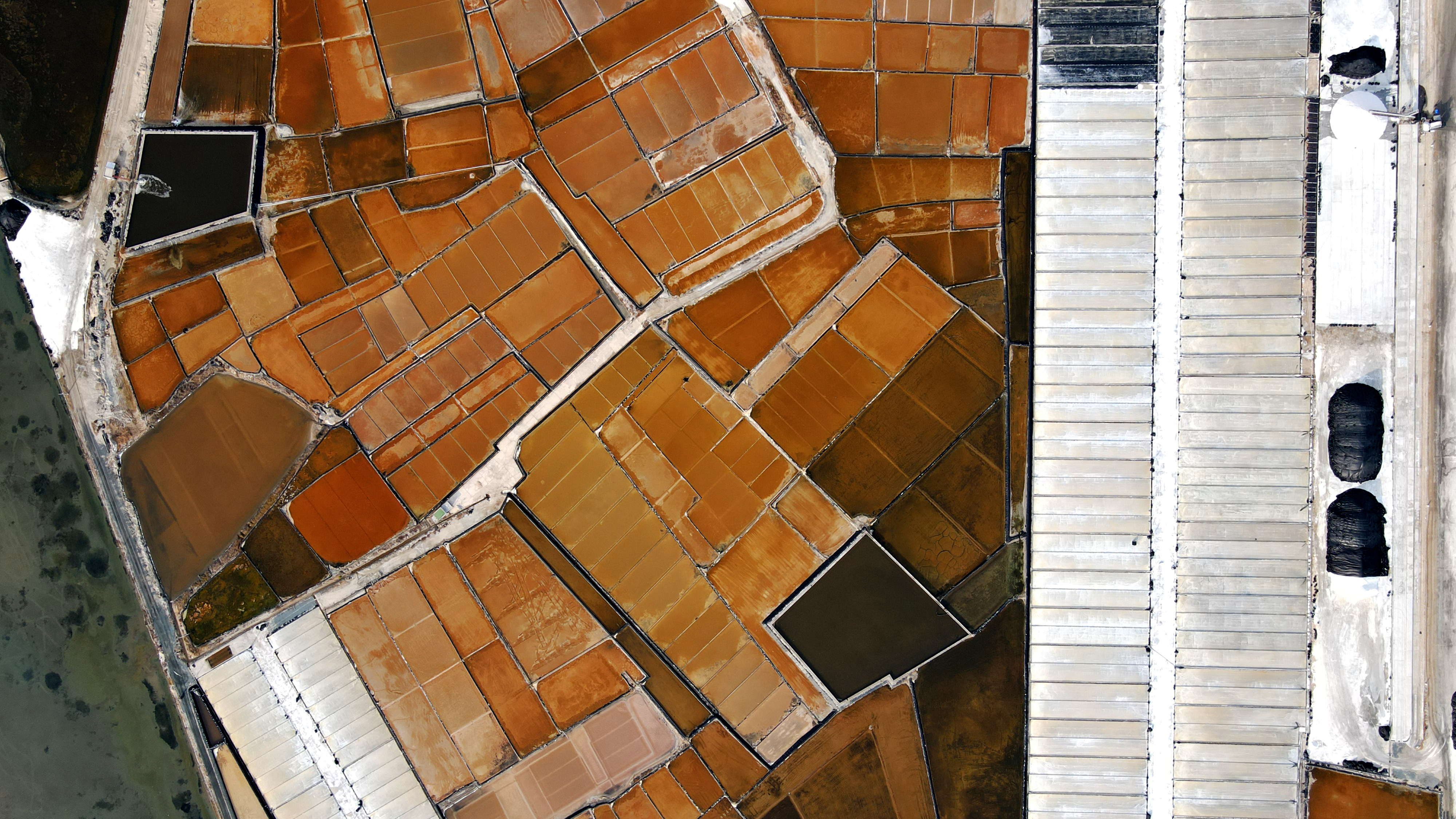 Những sắc màu sặc sỡ trên cánh đồng muối ở Ninh Thuận