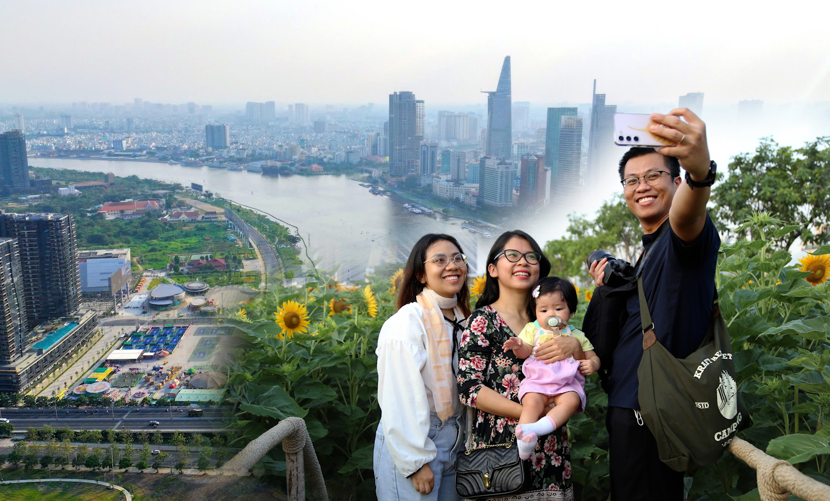 Ngắm diện mạo hoàn toàn mới của bờ sông Sài Gòn phía Thủ Thiêm