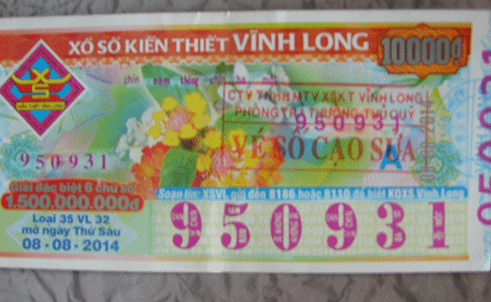 Xuất hiện vé số giả bằng vi tính