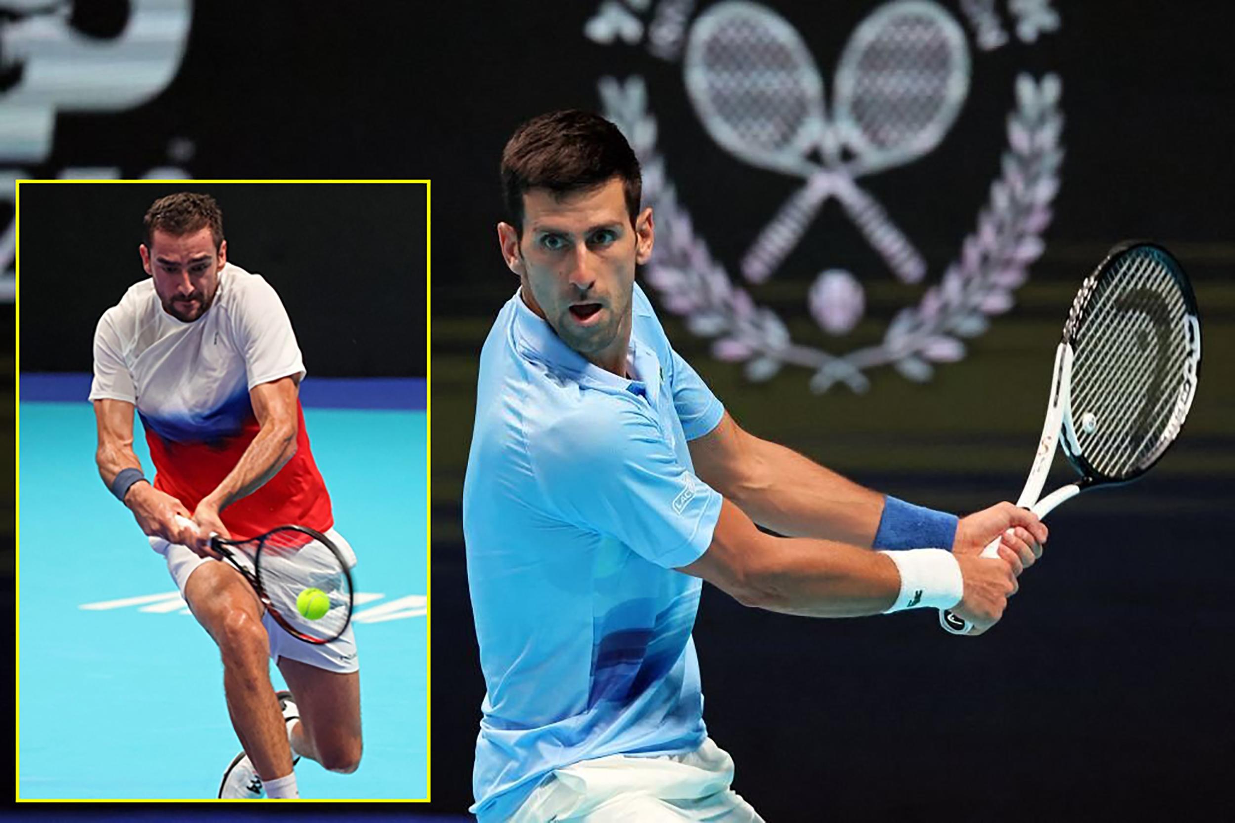 Djokovic cạnh tranh danh hiệu thứ 89 với Marin Cilic