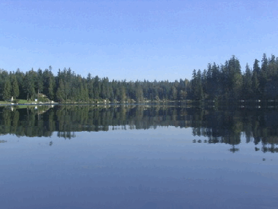 Hình minh họa hiệu ứng động mặt hồ gợn sóng được tạo ra bởi phần mềm