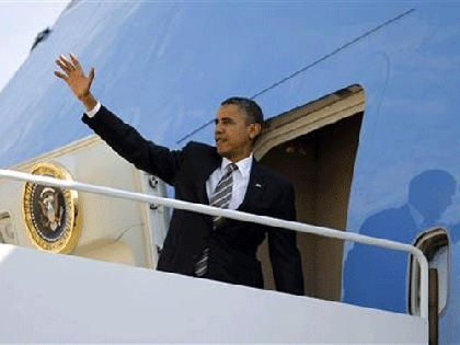 Chuyên cơ chở ông Obama hạ cánh trượt! ảnh 1