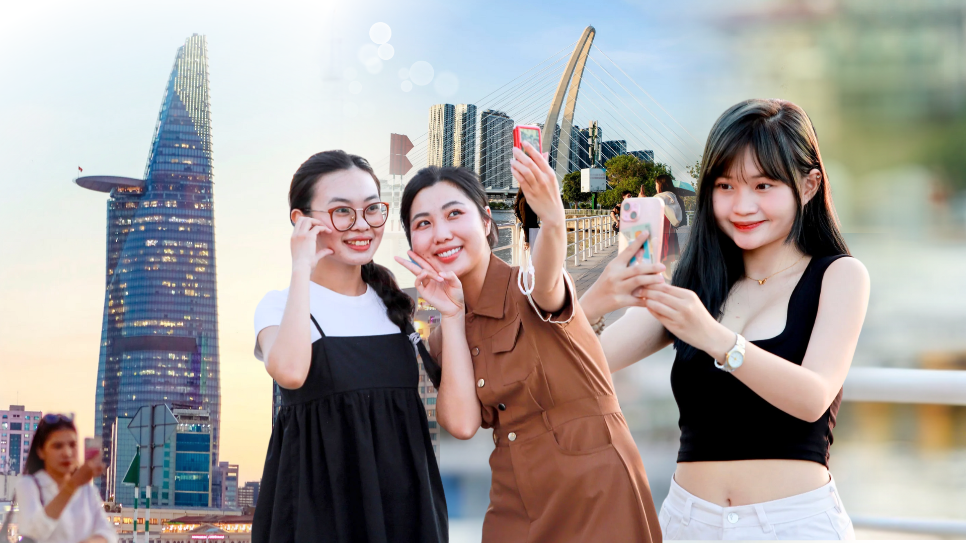 Giới trẻ háo hức săn ảnh hoàng hôn ven sông Sài Gòn, check-in view siêu sang