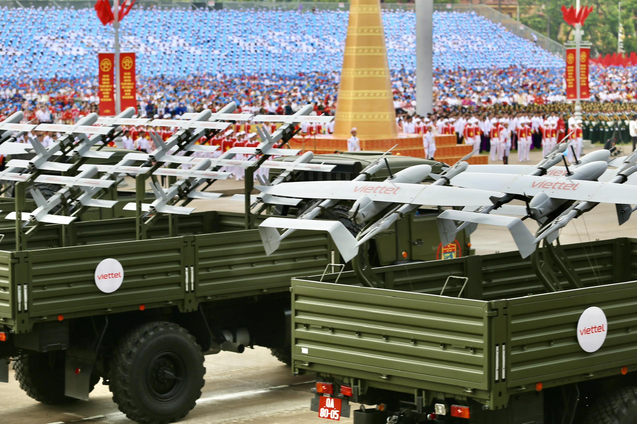 Dàn khí tài ‘khủng’ phô diễn sức mạnh toàn quân tại tổng duyệt diễu binh A80