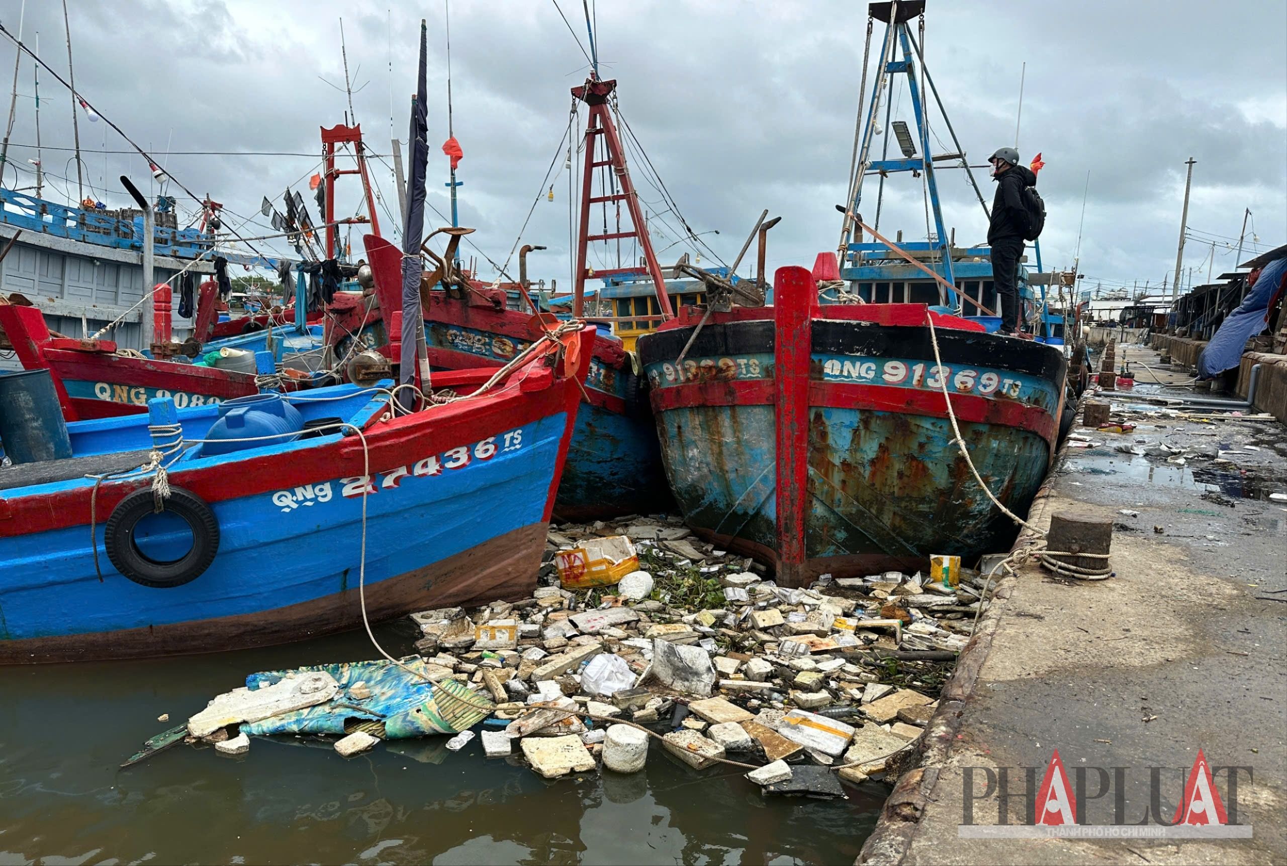 Hệ thống xử lý nước thải một số cảng cá ở Quảng Ngãi 'chết lâm sàng' vì thiếu kinh phí