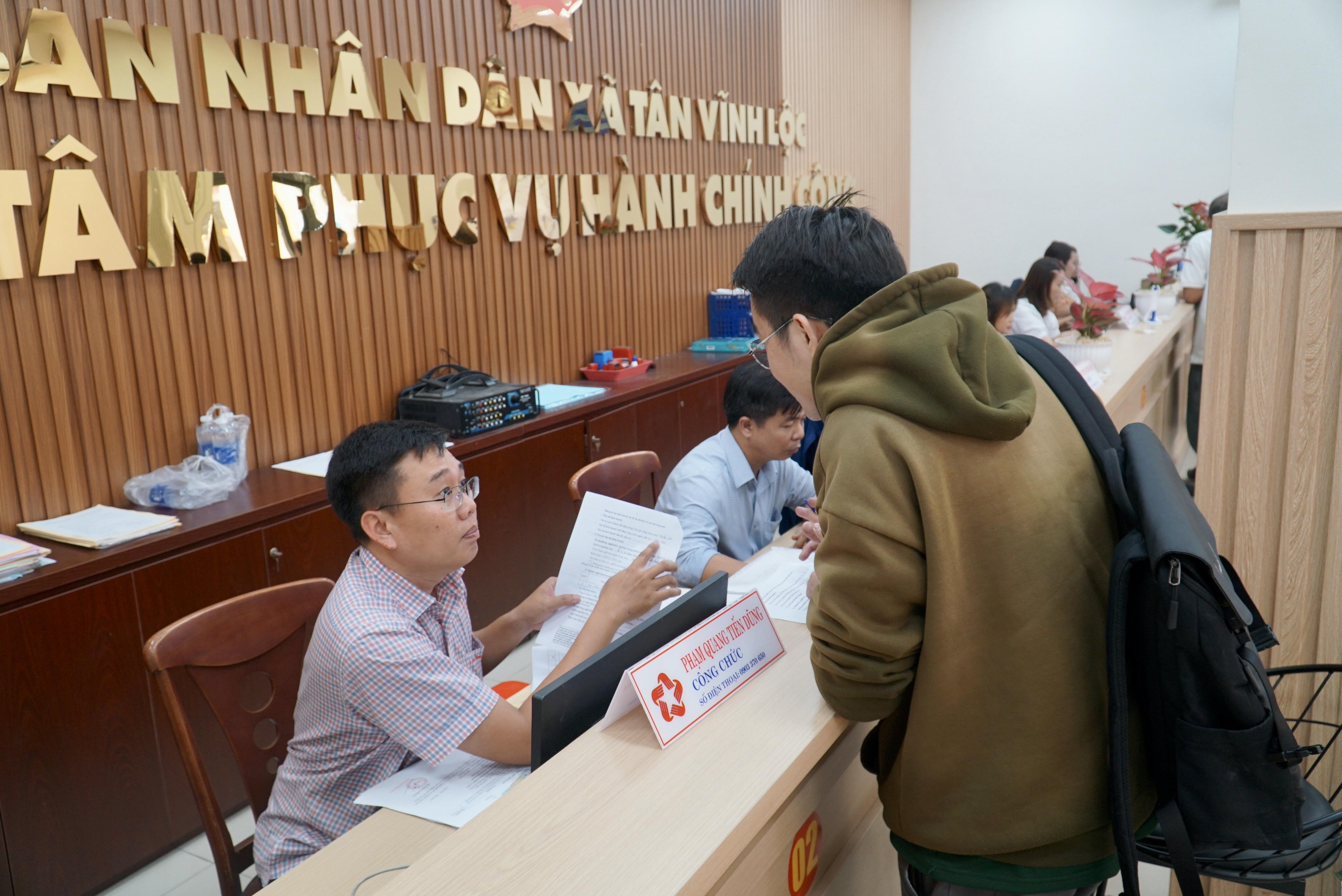 Gặp 'anh Dũng quầy số 2' ở xã Tân Vĩnh Lộc, TP.HCM