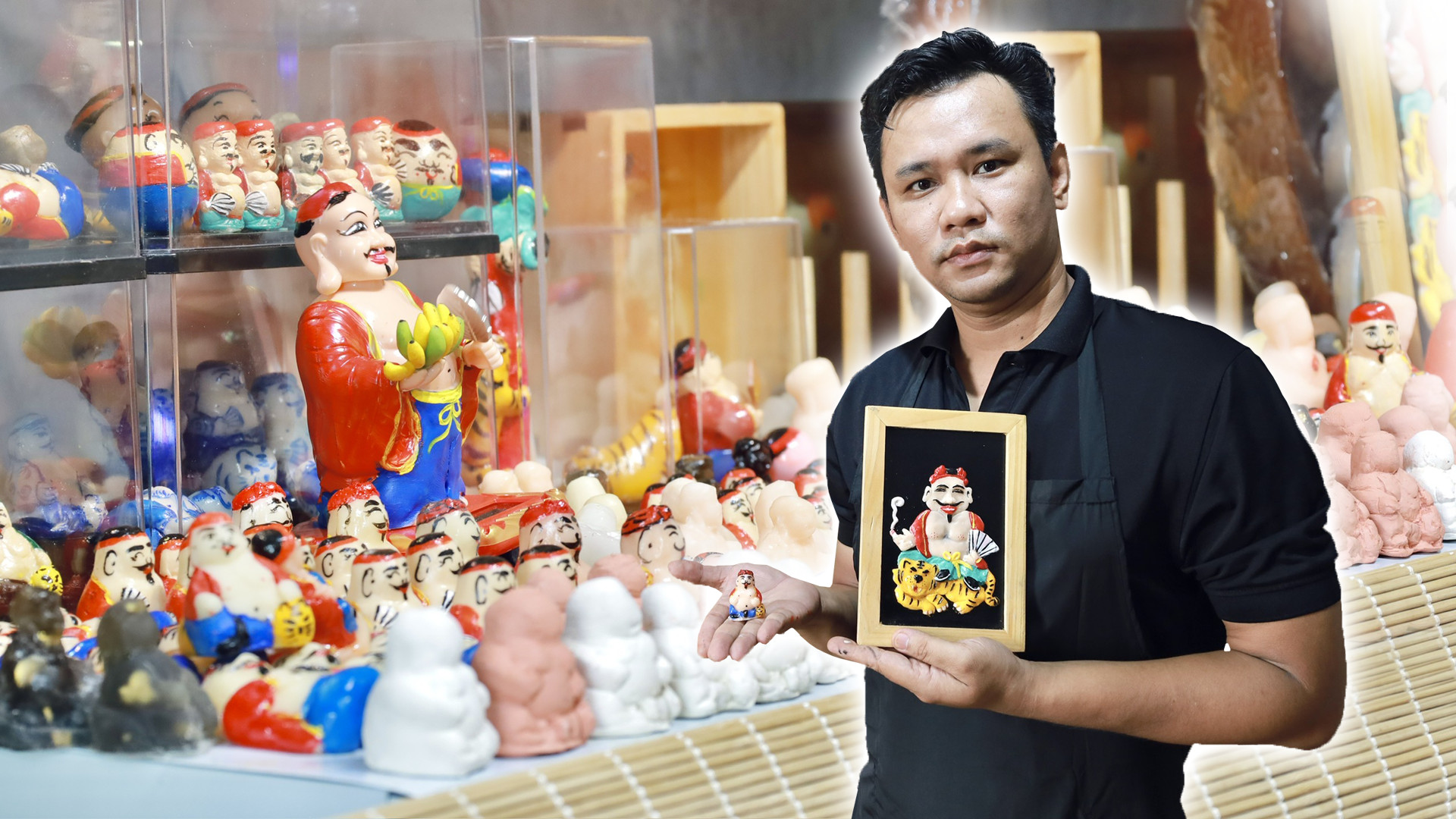 Ông Địa mini “trình làng” dịp Tết